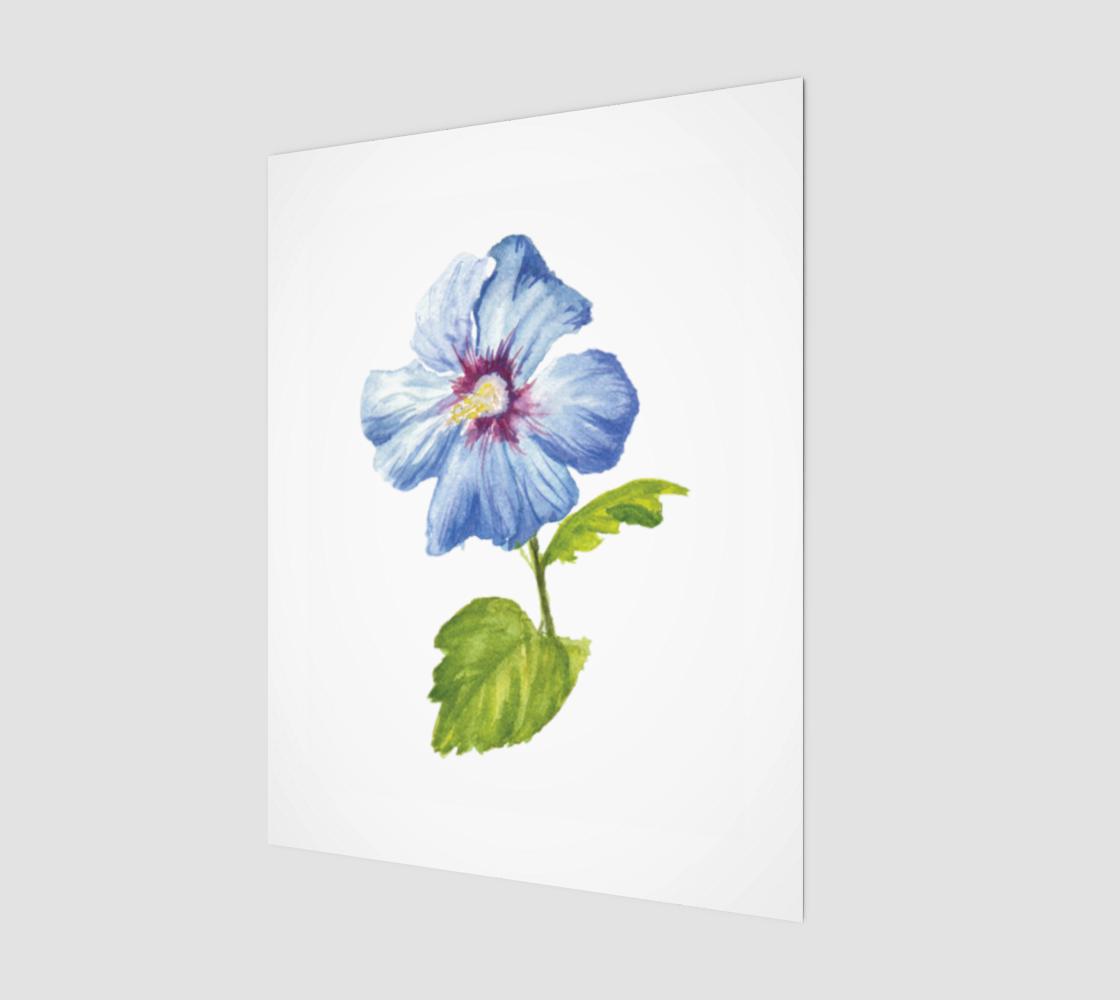 Hibiscus Art Print. 11 by 14