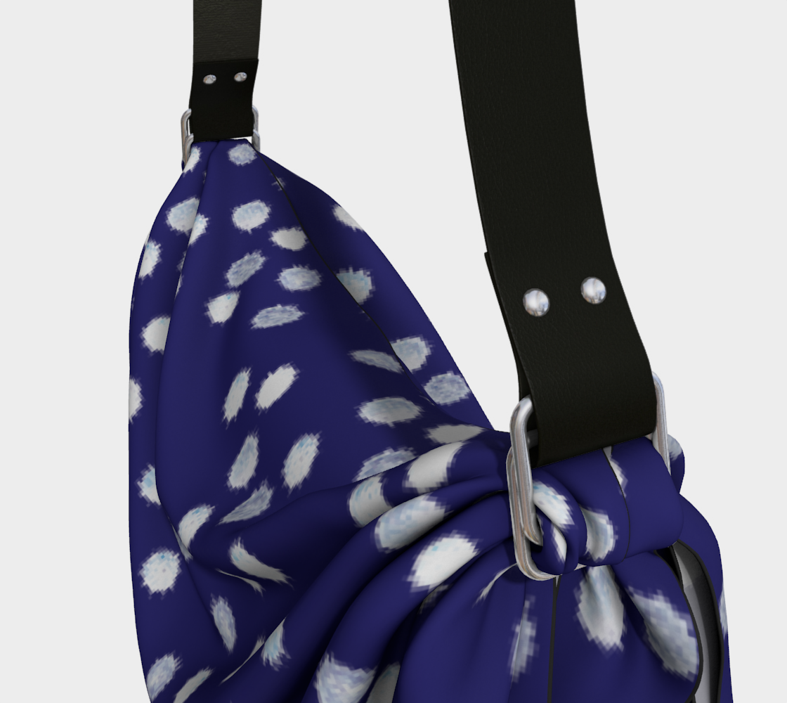Lavender Dreams, Thistle Spot, Indigo, Origami Tote