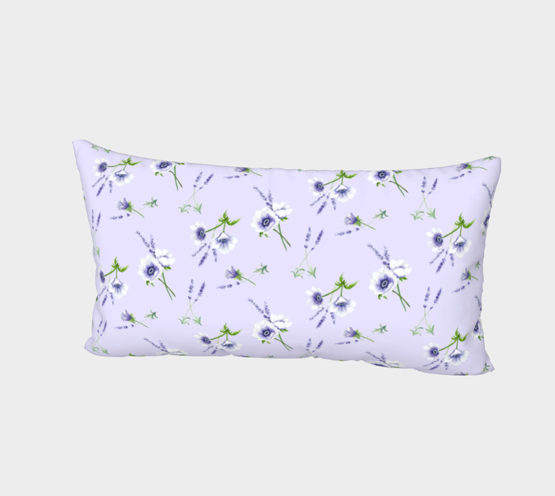 Lavender Dreams Anemone Pillow Sham