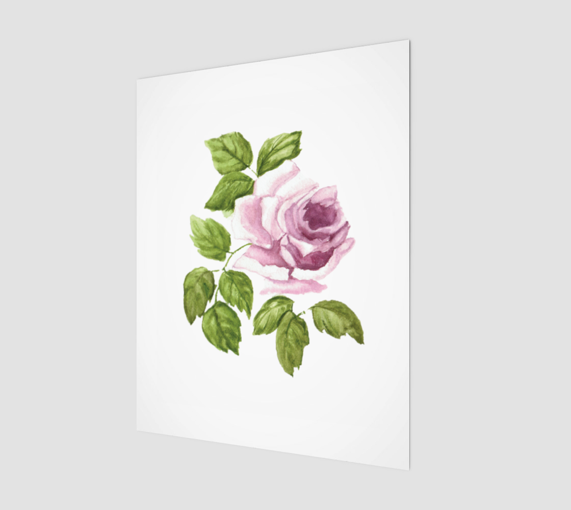 Antique Rose Art Print, 11 by 14