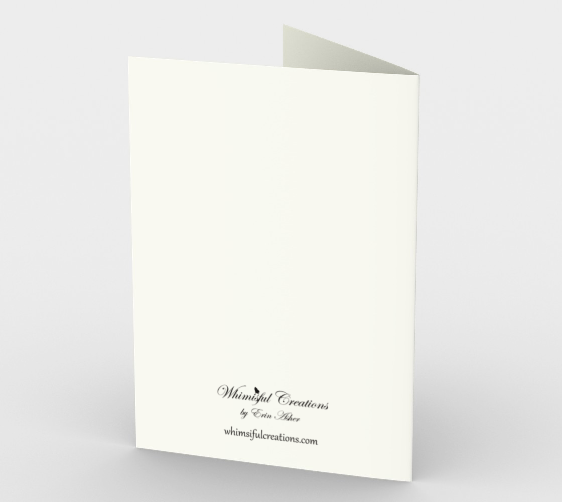 Blue Thistle Card, Set of 3