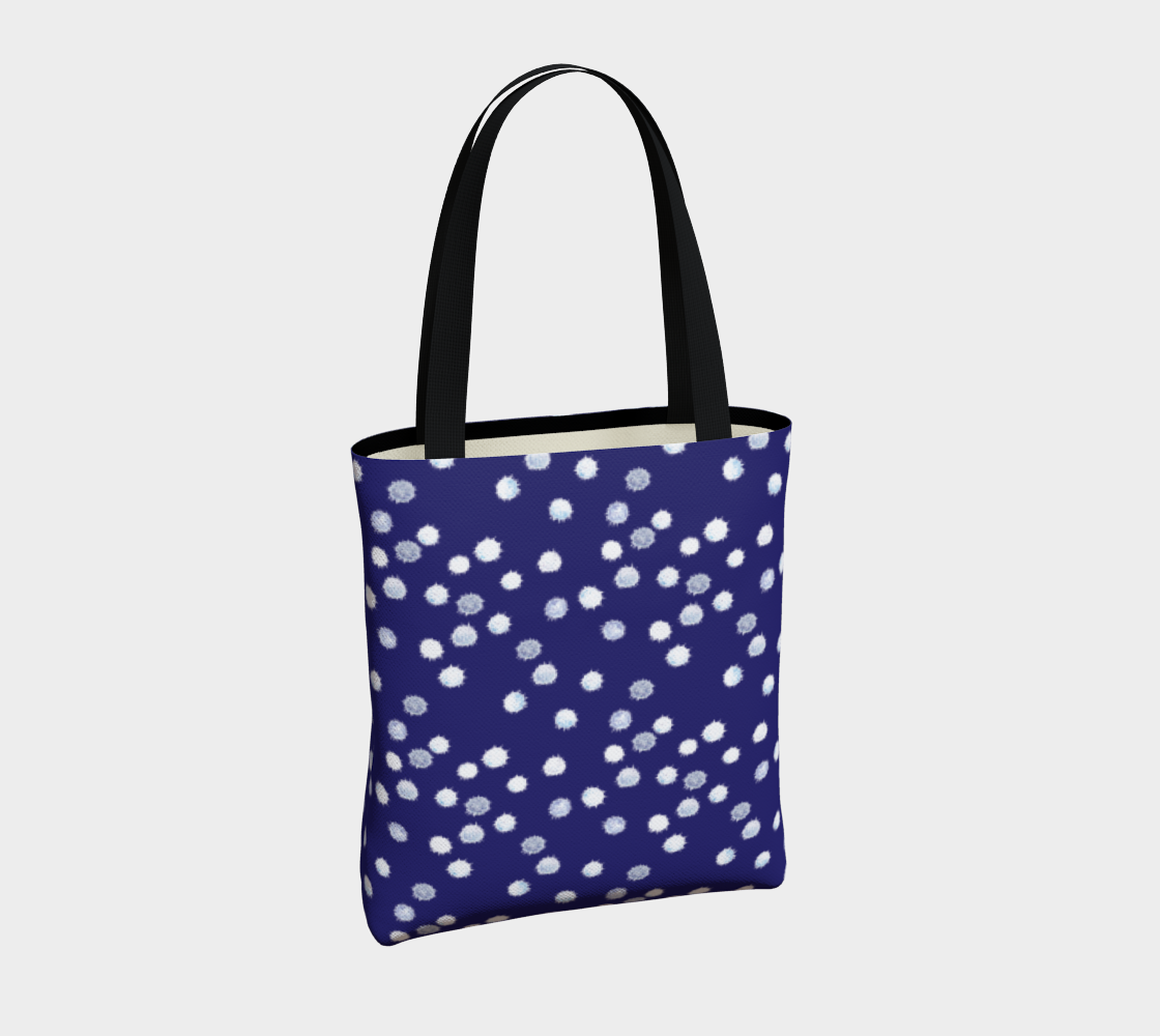 Lavender Dreams, Thistle Spot, Indigo Tote