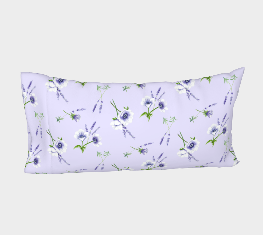 Lavender Dreams, Anemone Pillow Sleeve