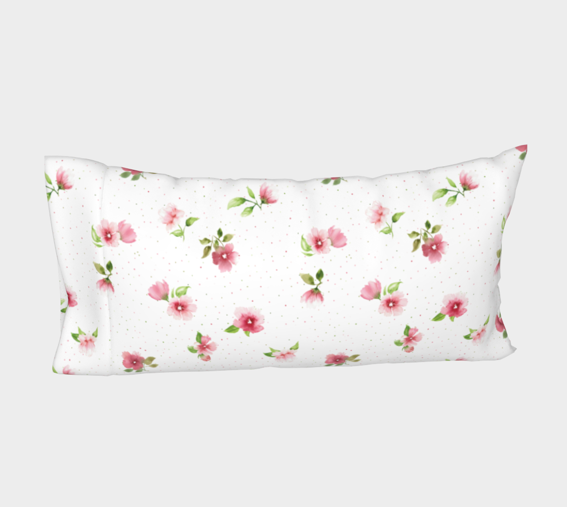 Happy Flower Spot Pillow Sleeve