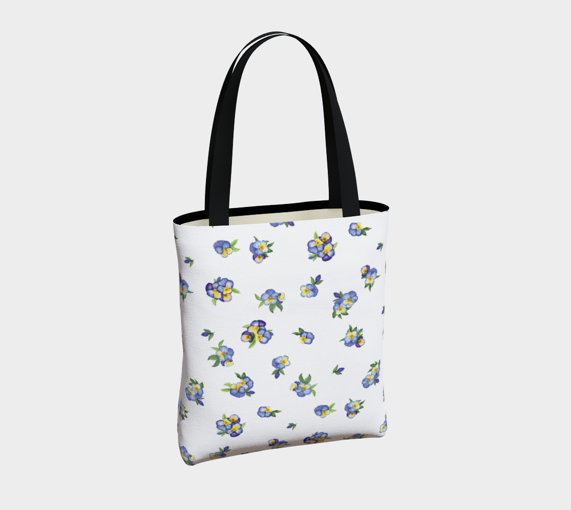 Playful Pansy Tote